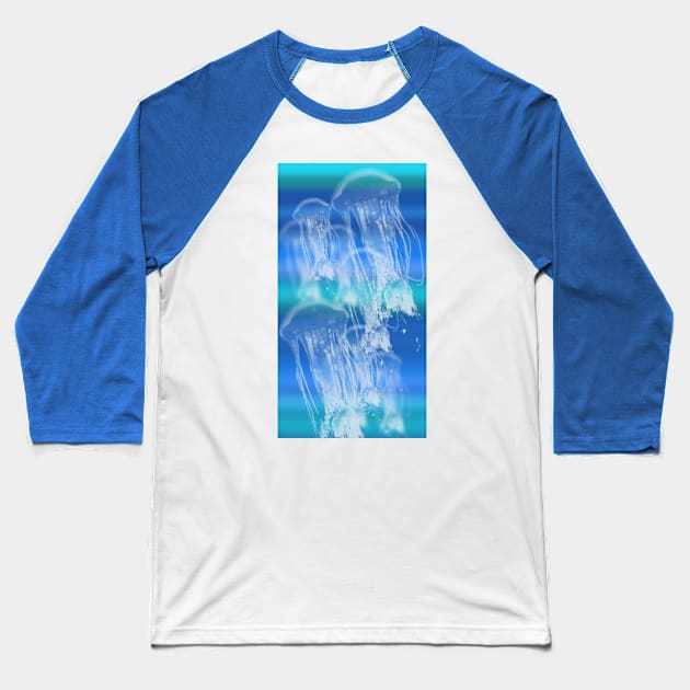 Ocean size Baseball T-Shirt by silentrob668